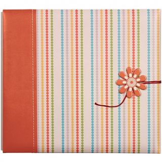 Colorbok Scrapbook Album, String Tie, 8 x 8in   Flower