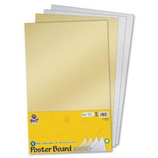 Pacon Half size Sheet Poster Board   14" X 22"   Gold, Silver (PAC5446)