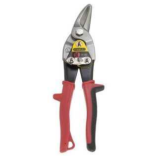 Stanley Left Aviation Snips MaxSteel   Tools   Hand Tools   Cutters