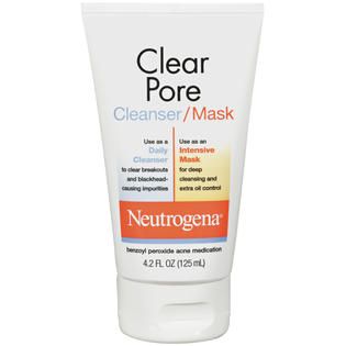Neutrogena Cleanser/Mask Clear Pore 4.2 FL OZ TUBE   Beauty   Skin