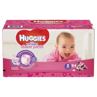 Movers Diaper Pants for Girls Size 3 (84 Count)