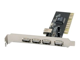 SYBA PCI USB 2.0 4+1 shared port controller card Model SD VIA 5U