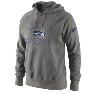 Nike NFL Heritage Cotton PO Hoodie   Mens   Football   Clothing   Seattle Seahawks   Dark Grey Heather