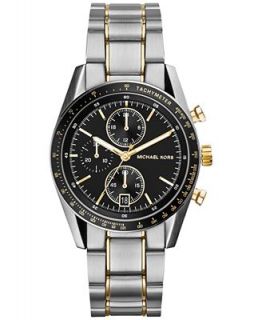 Michael Kors Mens Chronograph Accelerator Two Tone Stainless Steel