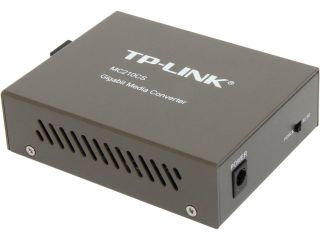 TP LINK MC210CS Gigabit Ethernet Media Converter 1 Gbps 1 x 1000M SC port 1 x 1000M RJ45 port (Auto MDI/MDIX)
