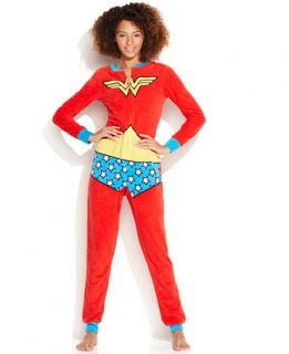 Briefly Stated Wonder Woman Micro Fleece Jumpsuit   Bras, Panties