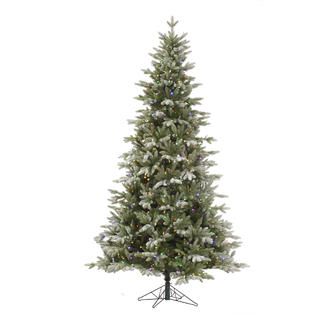 Vickerman 7.5 Frosted Balsam Fir with 750 LED 6 Color Multi Italian