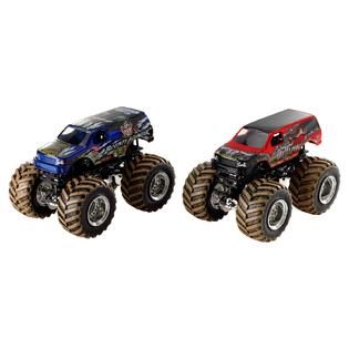 Hot Wheels  Monster Jam 1:64 Demo Doubles 2 Pack Vehicles. (Colors and