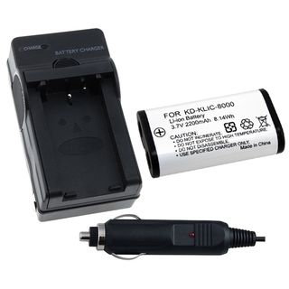 Camera Battery a Charger for Kodak KLIC 8000 ac3b58f3 d446 4209 be4d