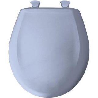 BEMIS Round Closed Front Toilet Seat in Oxford Blue 200SLOWT 324