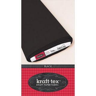 Kraft Tex Kraft Paper Fabric, Black, 19" x 10yd