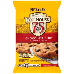 Nestle Chocolate Chip Cookie Dough 16.5 OZ WRAPPER   Food & Grocery