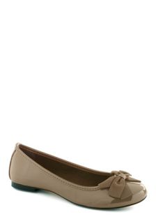 Patent Perfection Flat in Cafe  Mod Retro Vintage Flats