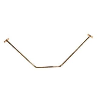 Barclay Products 30 in. Neo Angle Shower Rod in Polished Brass 4157 30 PB