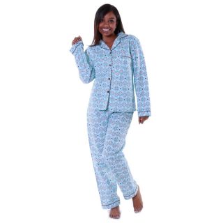 Hadaris Womens Classic Button Up Pajama Set  ™ Shopping