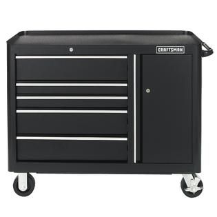 Craftsman  5 Drawer, 43 Inch Contour Power Roller Cabinet