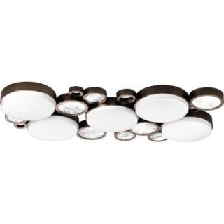 Progress Lighting Bingo Collection 5 Light LED Venetian Bronze Flush Mount P3737 7430K