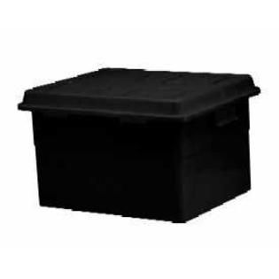 United Plastics Office File Tote Black   Office Supplies   Filing