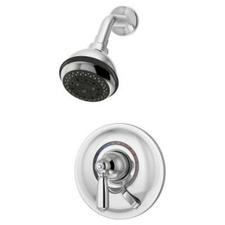 Symmons Allura 1 Handle 3 Spray Shower Faucet in Chrome S 4701