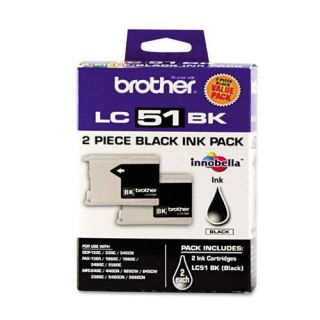 Brother LC512PKS Ink, Black (Pack of 2)   12341721  