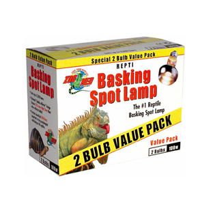 Zoo Med Laboratories Zml Bulb Basking Spot 100 Watt 2 pk.   Pet