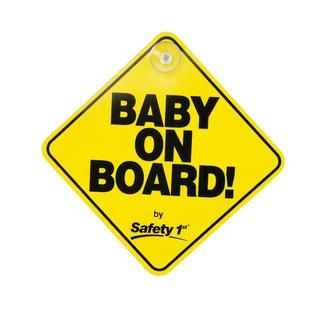 Safety 1st Baby on Board Sign   Baby   Baby Car Seats & Strollers