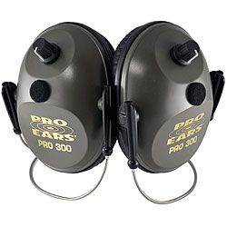 Pro Ears NRR 26 Pro 300 Black Electronic Hearing Protection and