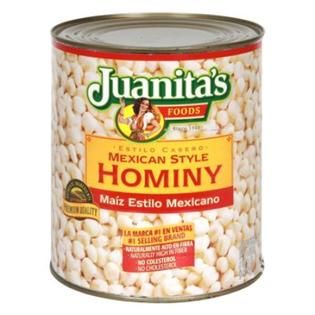 Juanitas Hominy, Mexican Style, 105 oz