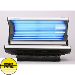 Wolff Systems Solar Storm 24 bulb Tanning Bed with MP3 Audio System