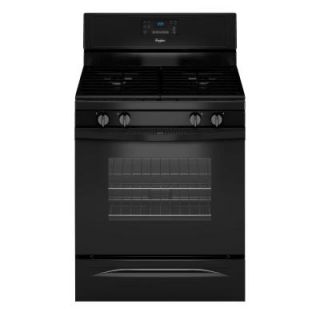 Whirlpool 5.0 cu. ft. Gas Range with Self Cleaning Oven in Black WFG515S0EB