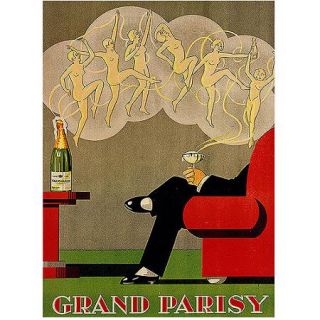 Trademark Fine Art "Grand Parisy" Vintage Canvas Art