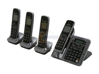 Panasonic KX TG7644M DECT 6.0 PLUS Cordless Phone System