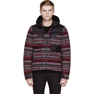 Moncler Grey Patterned White Mountaineering Edition Tenzam Jacket