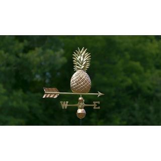 Good Directions Pineapple Weathervane   Polished Copper