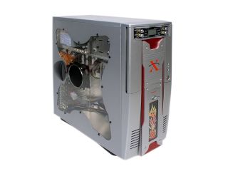 Open Box: Thermaltake XASER III LanFire VM2420AU Silver Aluminum/ ABS ATX Mid Tower Computer Case 420W Power Supply