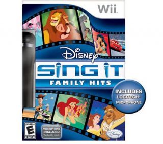 Disney Sing It: Family Hits with Microphone   Wii —