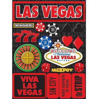 Signature Dimensional Vegas Stickers  ™ Shopping   Big