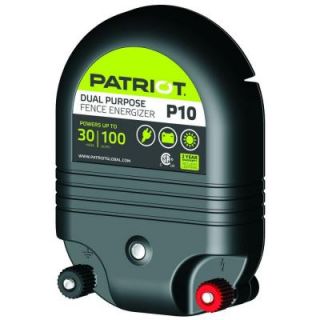 Patriot P10 Dual Purpose Fence Energizer   1.0 Joule 803402