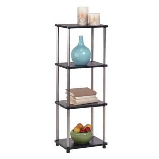 Designs2Go 4 Tier Black Tower by Convenience Concepts, Inc.   Home