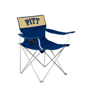 Logo Chairs NCAA University Of Pittsburgh Panthers Steel Folding Camping Chair