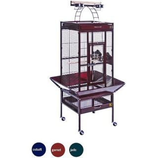 Prevue Select Wrought Iron Cockateil Bird Cage 18"x18x57", color: Jade Green