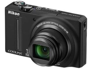 Refurbished: Nikon S9100 Black 12.1 MP 18X Optical Zoom 25mm Wide Angle Digital Camera HDTV Output