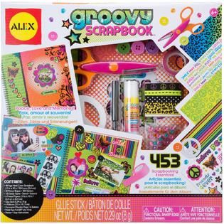 Alex Toys Poof Slinky Groovy Scrapbook Craft Kit   Toys & Games   Arts