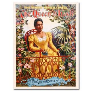 Trademark Fine Art 24 in. x 32 in. The Queen of Hayti 1895 Canvas Art BL00354 C2432GG