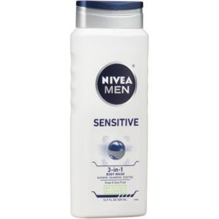 NIVEA Men® Sensitive 3 in 1 Body Wash 16.9 fl. oz.
