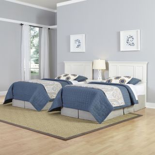 Bedford Two Twin Headboards and Night Stand