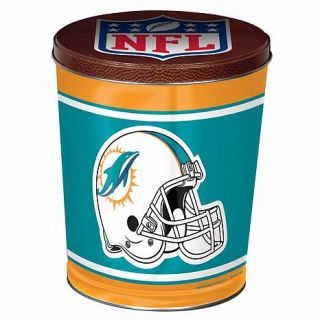Jody's Gourmet Popcorn Collection in NFL Team Tin   Dolphins   7309006
