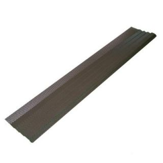 InvisaFlow Hoover Dam 3 ft. Gray Brown Gutter Cover (5 Pack) 6380 5