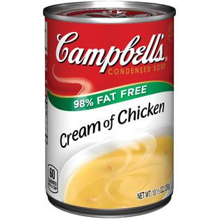 Campbells 98% Fat Free Cream of Chicken Condensed Soup