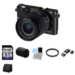 Samsung NX210 20.3MP Mirrorless Black Digital Camera with 18 55mm Lens